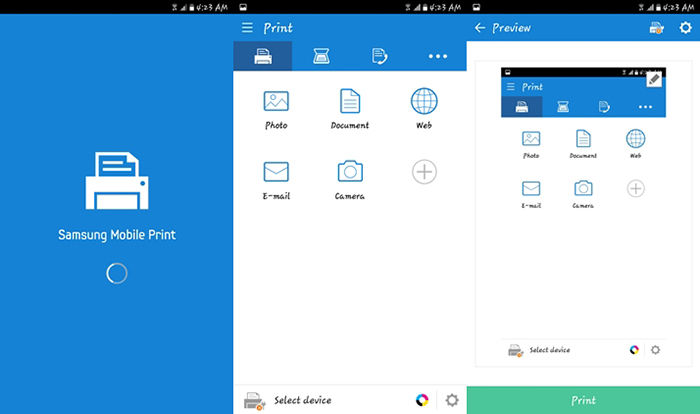Samsung Mobile Print für Android