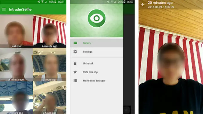 Selffie der Eindringling für Android