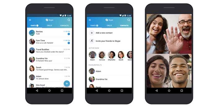 Skype funktioniert besser mit alten Android-Handys