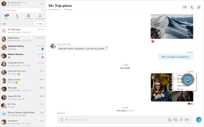 Skype wird aktualisiert