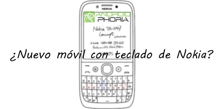 Smartphone con teclado de Nokia