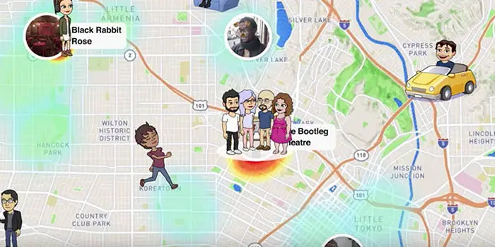 Snap map