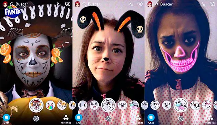 Snapchat filtert Halloween
