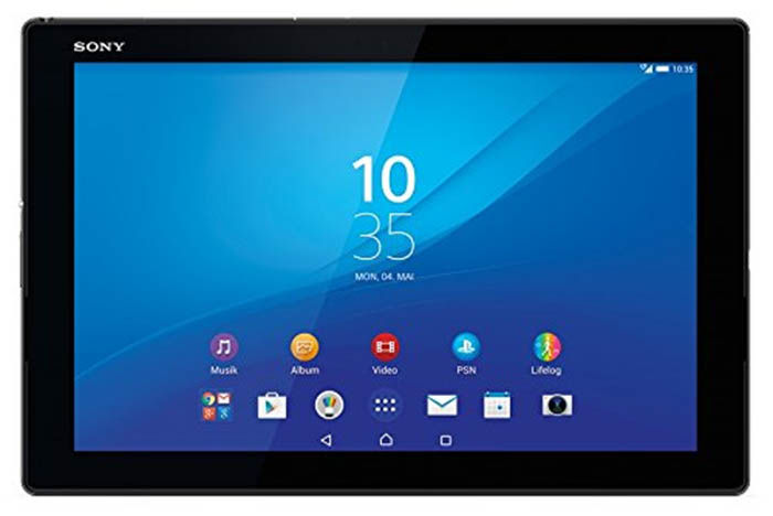 Sony Xperia Z4 schwarzes Tablet