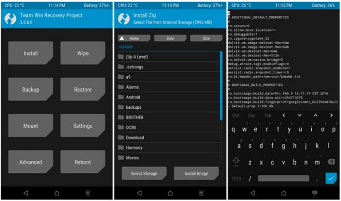 TWRP Galaxy S7