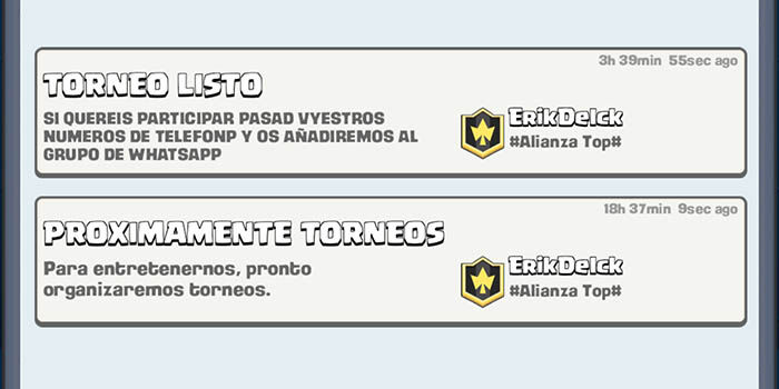 Torneos en Clash Royale