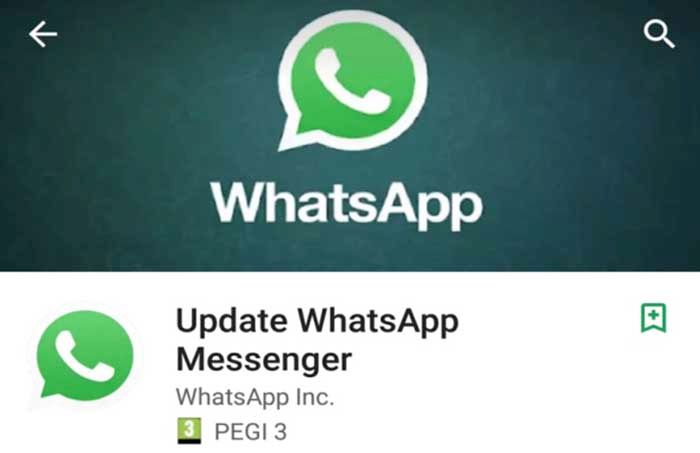 Aktualisieren Sie den WhatsApp Messenger