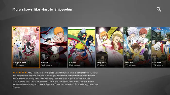 Schauen Sie sich Anime Crunchyroll Android an