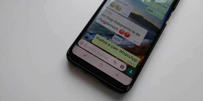 WhatsApp caido de nuevo