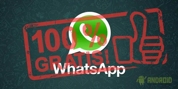 WhatsApp gratis para siempre