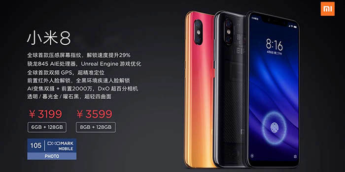 Xiaomi Mi 8 Pro Funktionen und Preis