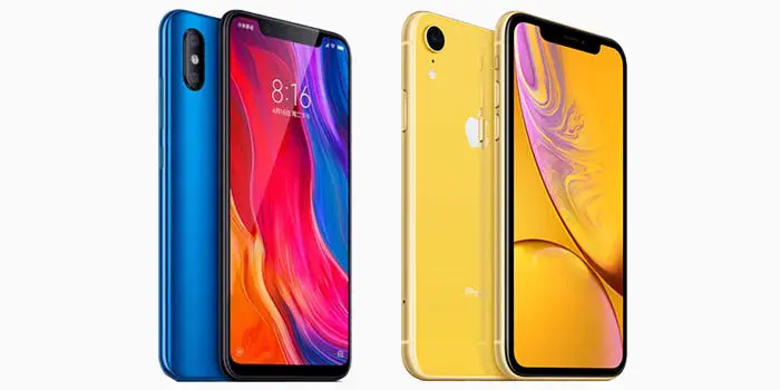 Xiaomi Mi 8 vs iPhone Xr