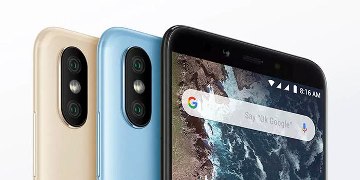 Xiaomi Mi A2 in verschiedenen Farben