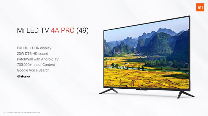 Xiaomi Mi LED-Fernseher 4A Pro 49