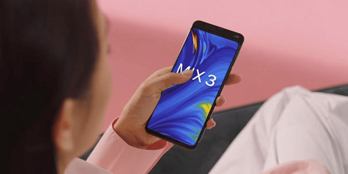 Xiaomi Mi Mix 3 gefiltert