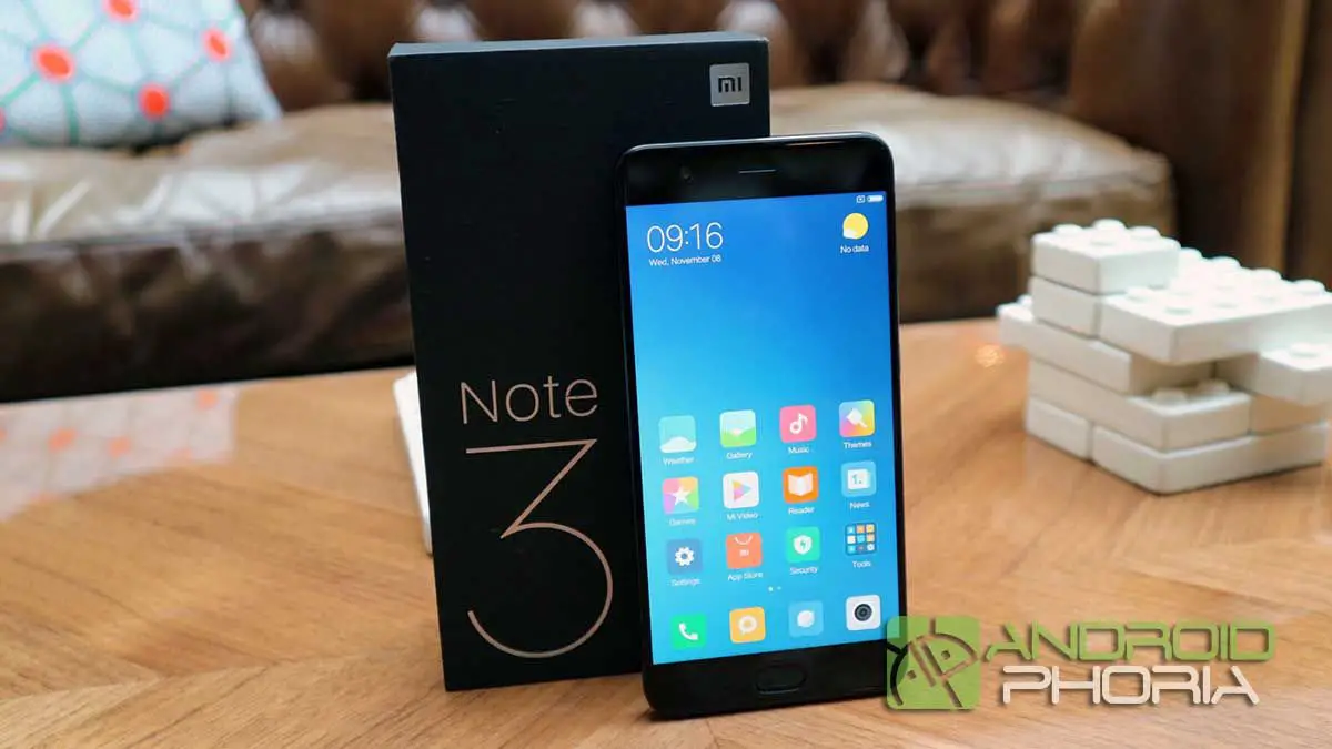 Xiaomi Mi Note 3 Bildschirm