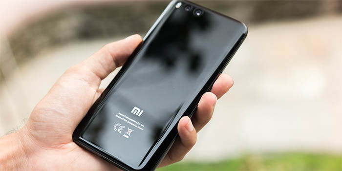 Xiaomi Mi6 parte trasera