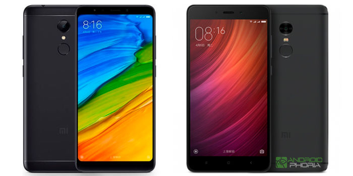 Xiaomi Redmi 5 vs Redmi Note 4