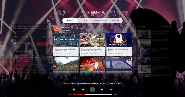 YouTube VR
