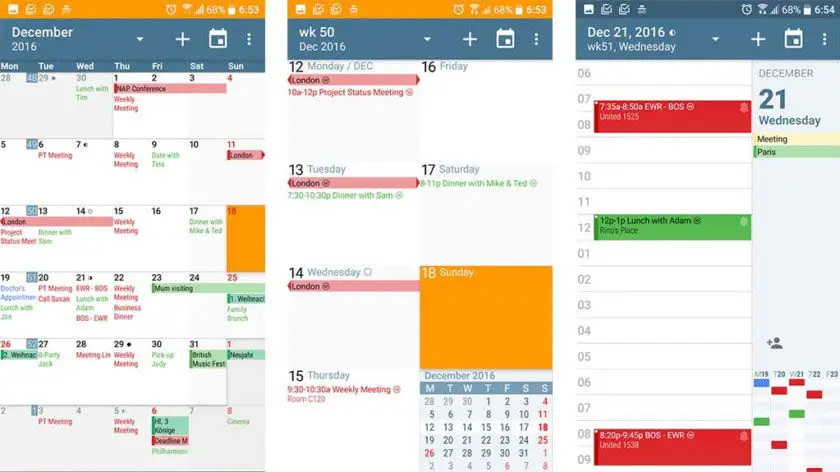 aCalendar für Android