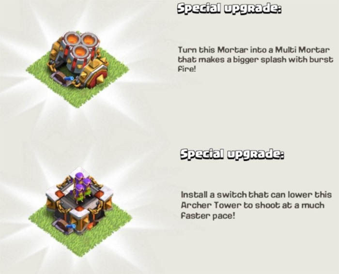 spezielle Updates der Clans