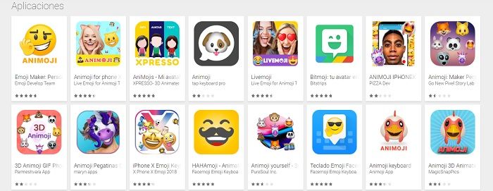 Animoji Android Play Store