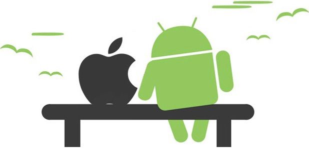 Fusion de Apple y Android