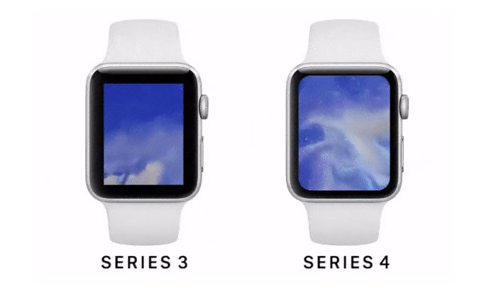 Apple Watch 4 Bildschirm