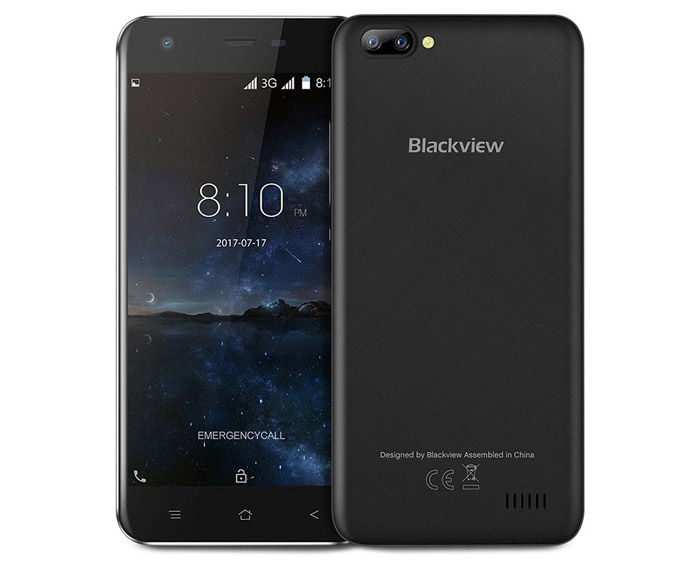 Blackview A7 schwarz vorne