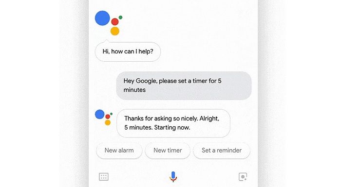 gute Manieren Google-Assistent