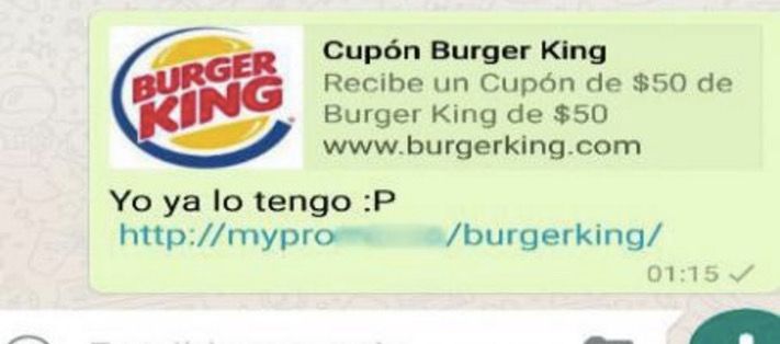 Bulo Whatsapp Burguer König