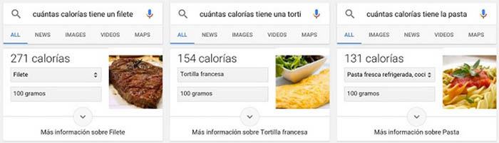 Kalorien Google jetzt