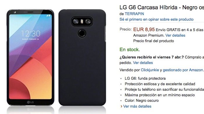 Hybrid Black Housing LG G6