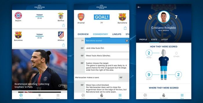 Champions League-Apps