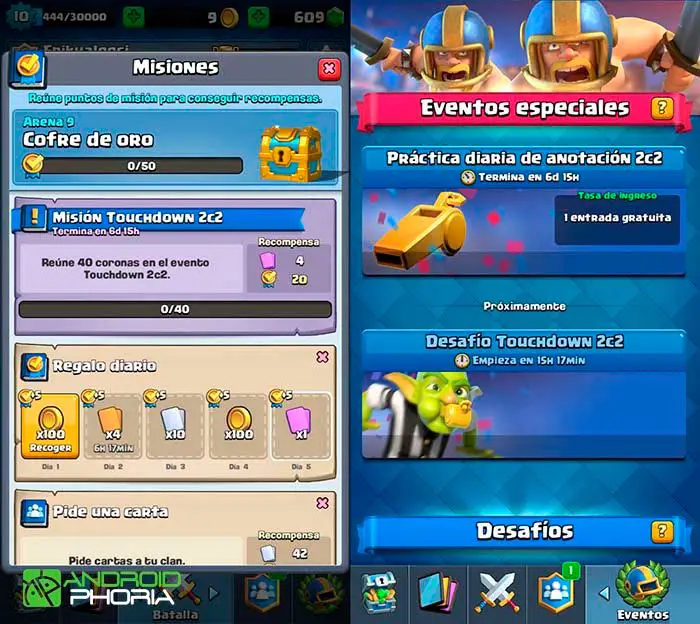 Clash Royale Update-Missionen