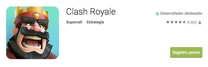 Clash Royale bei Google Play