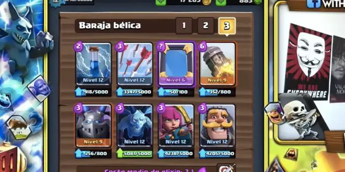 clash royale mazos buenos cohete