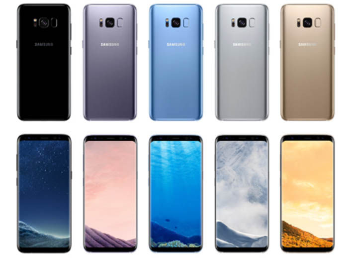 Farben der Samsung-Galaxie S8