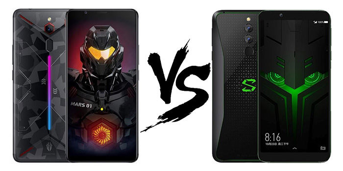 comparativa Nubia Red Magic Mars vs Black Shark Helo