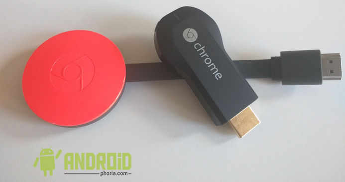 vergleichender Chromecast 2 vs. Chromecast