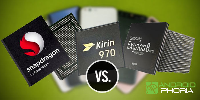 vergleichende Exynos 9810 vs Snapdragon 845 vs Kirin 970