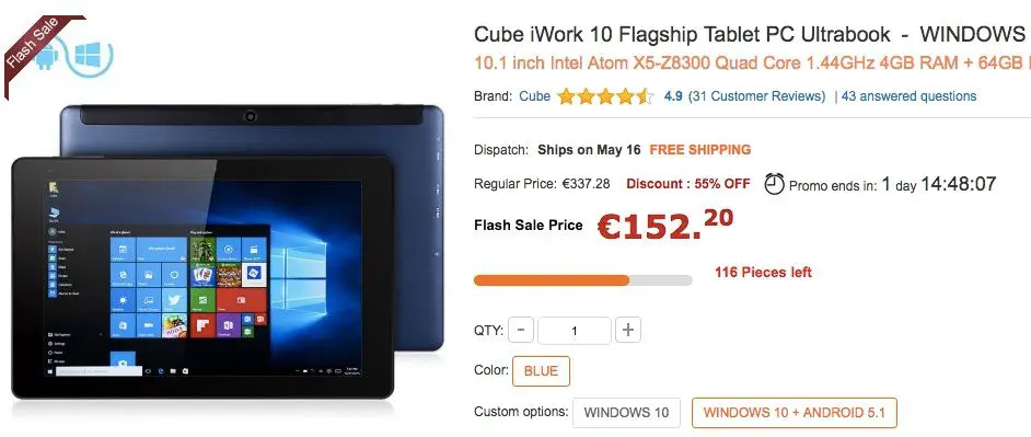 Buy Cube iWork 10 Flaggschiff