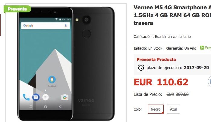 Vernee M5 Angebot kaufen