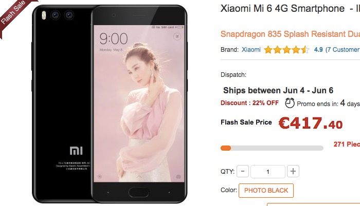 Xiaomi Mi6 günstig kaufen