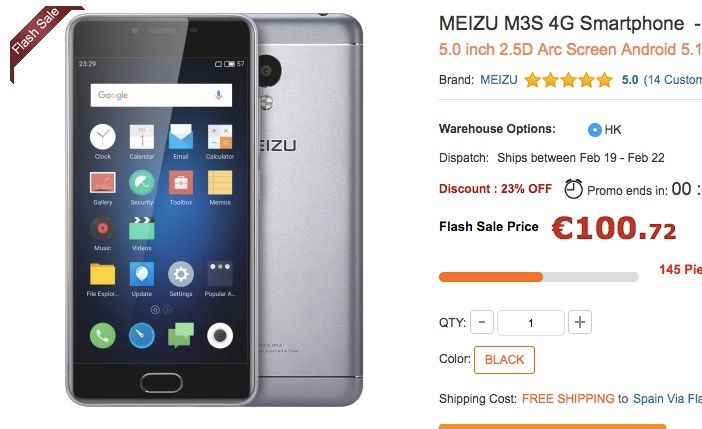 kaufen meizu m3s billiges angebot