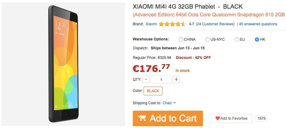 xiaomi mi4i angebot kaufen