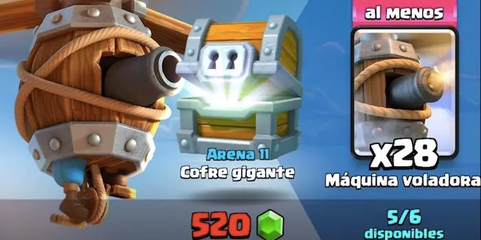 conseguir maquina voladora clash royale