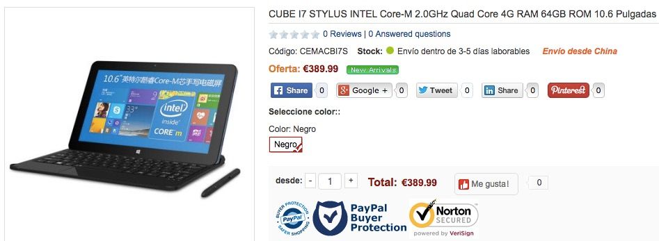 Cube i7 Stift