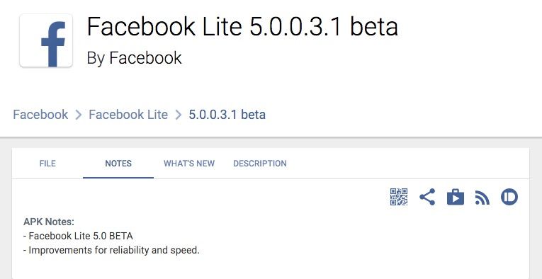 facebook lite 4 oder 5 apk herunterladen