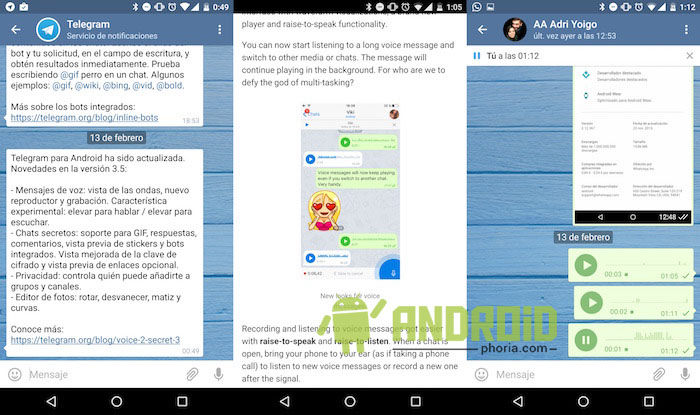 Laden Sie Telegramm 3.5 für Android herunter